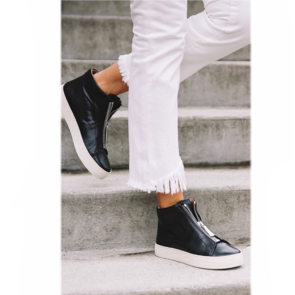 Frye Lena Zip High Top Sneaker